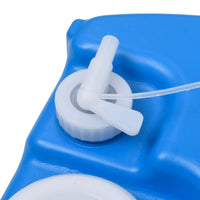 Serbatoio d'Acqua con Ruote per Campeggio 40 L Blu 30133