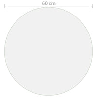 Protezione Tavolo Trasparente Ø 60 cm 1,6 mm in PVC 288243