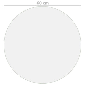 Protezione Tavolo Opaca Ø 60 cm 1,6 mm in PVC 288244