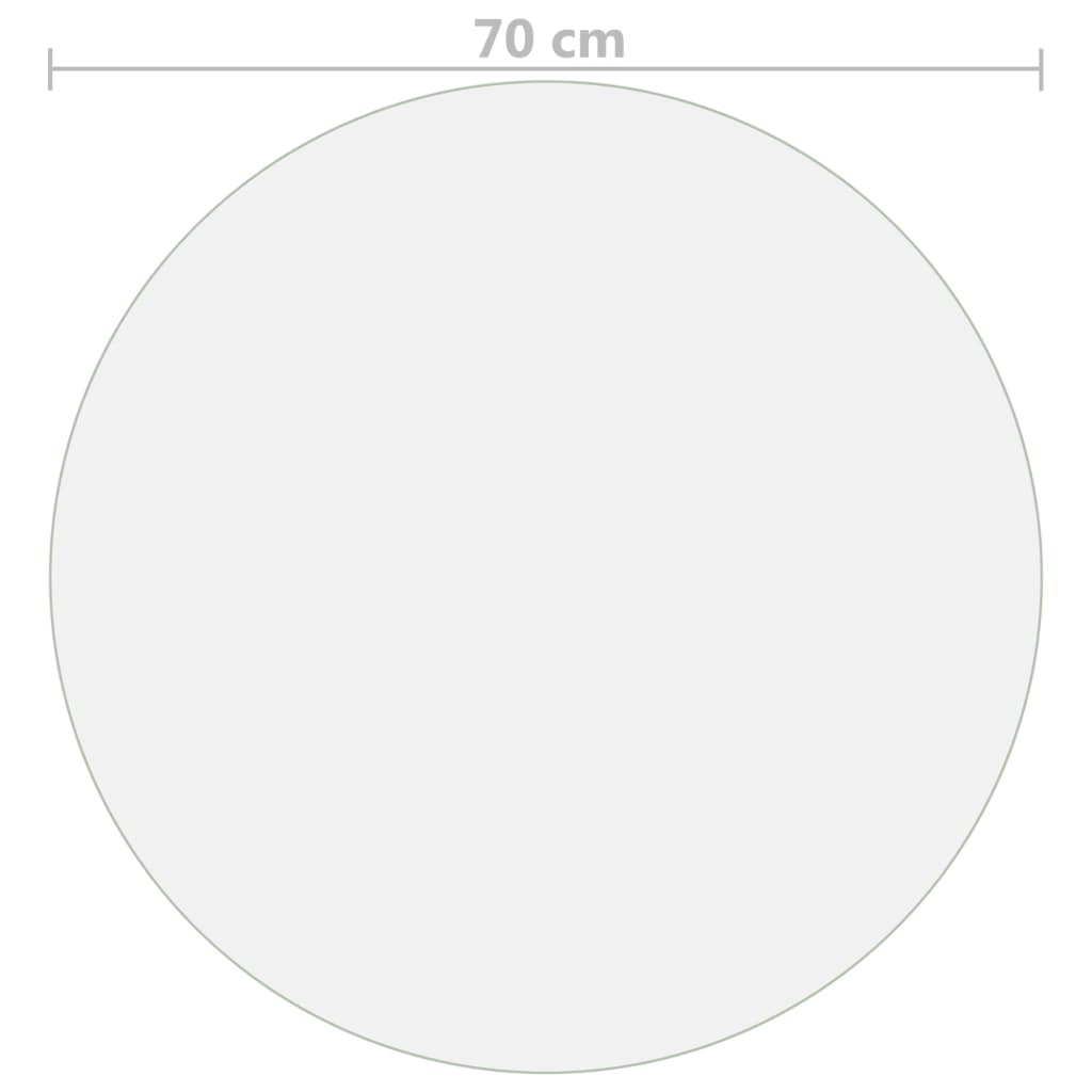 Protezione Tavolo Opaca Ø 70 cm 1,6 mm in PVC 288246
