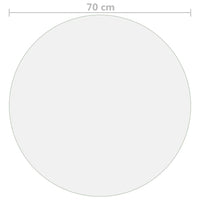 Protezione Tavolo Opaca Ø 70 cm 1,6 mm in PVC 288246