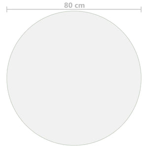 Protezione Tavolo Opaca Ø 80 cm 1,6 mm in PVC 288248