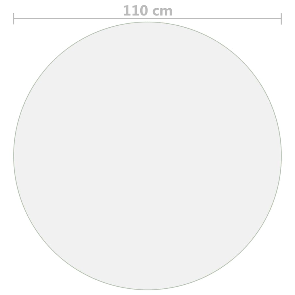 Protezione Tavolo Trasparente Ø 110 cm 1,6 mm in PVC 288253