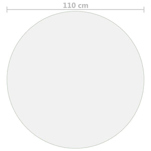 Protezione Tavolo Trasparente Ø 110 cm 1,6 mm in PVC 288253