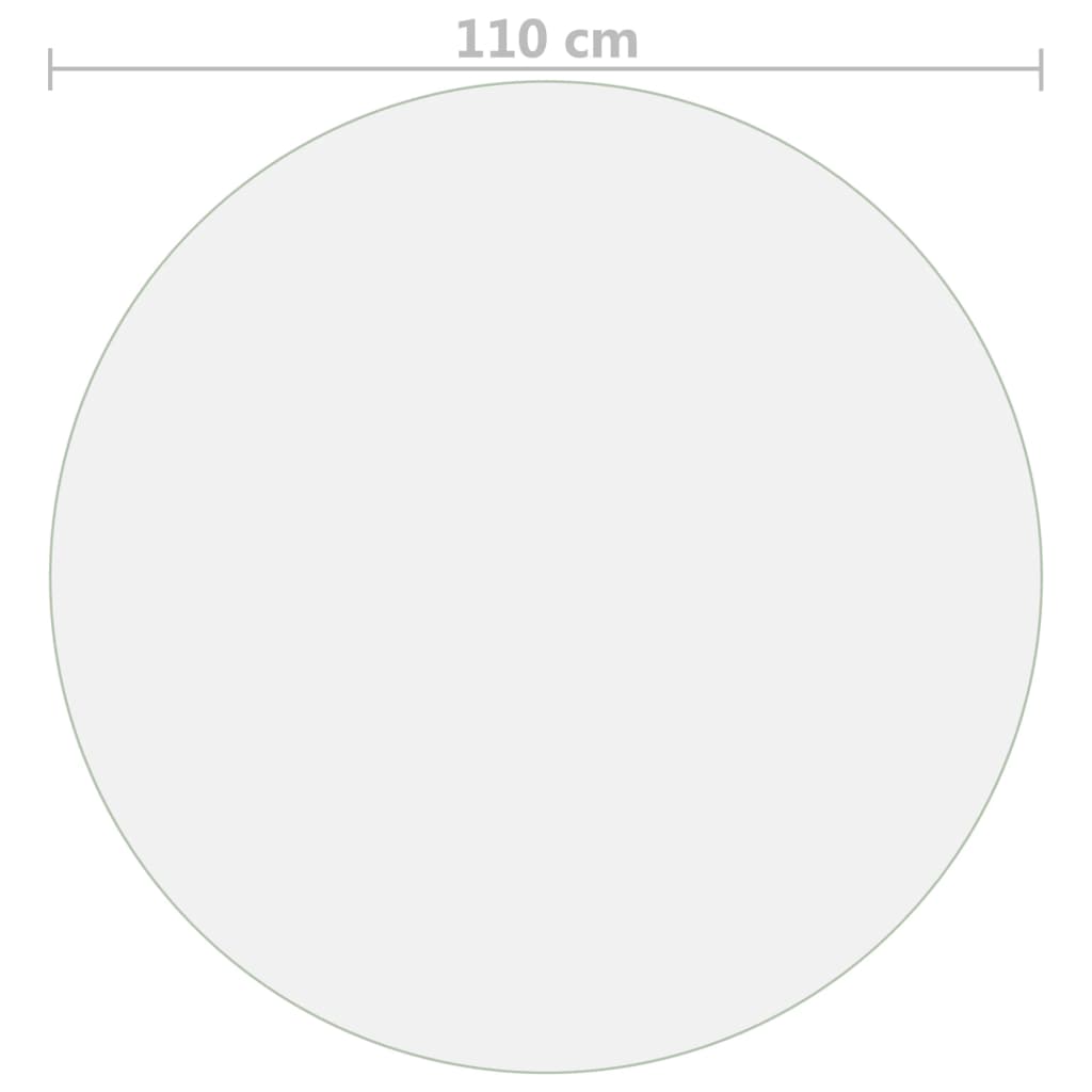Protezione Tavolo Opaca Ø 110 cm 1,6 mm PVC 288254