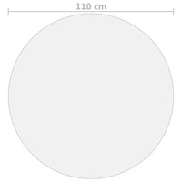 Protezione Tavolo Opaca Ø 110 cm 1,6 mm PVC 288254