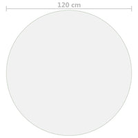 Protezione Tavolo Trasparente Ø 120 cm 1,6 mm in PVC 288255