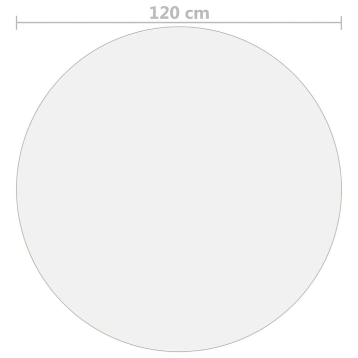 Protezione Tavolo Trasparente Ø 120 cm 1,6 mm in PVC 288255