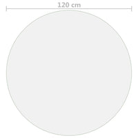 Protezione Tavolo Opaca Ø 120 cm 1,6 mm in PVC 288256