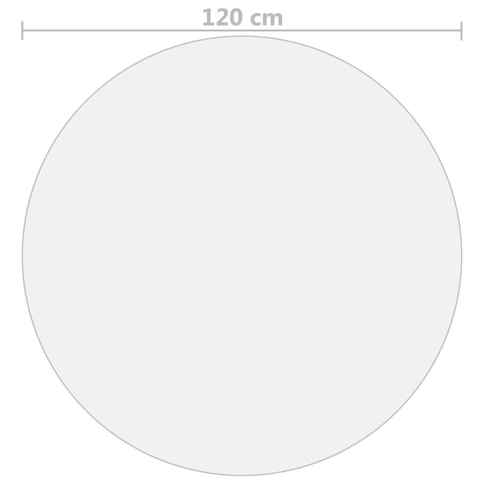 Protezione Tavolo Opaca Ø 120 cm 1,6 mm in PVC 288256