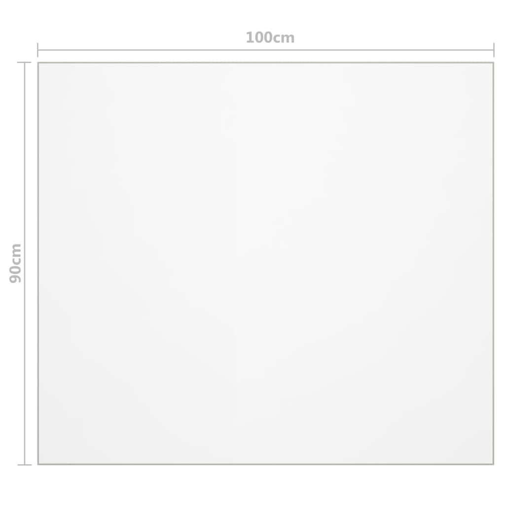 Protezione Tavolo Trasparente 100x90 cm 2 mm PVC cod mxl 60558