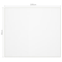Protezione Tavolo Trasparente 100x90 cm 1,6 mm PVC 288259