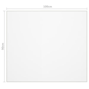 Protezione Tavolo Trasparente 100x90 cm 1,6 mm PVC 288259