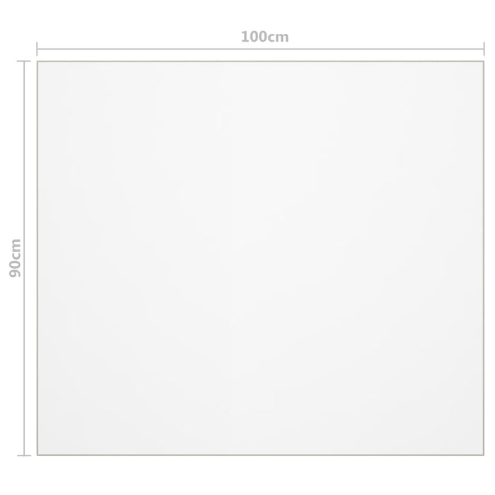 Protezione Tavolo Trasparente 100x90 cm 1,6 mm PVC 288259