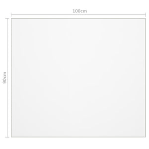 Protezione Tavolo Opaca 100x90 cm 1,6 mm PVC 288260