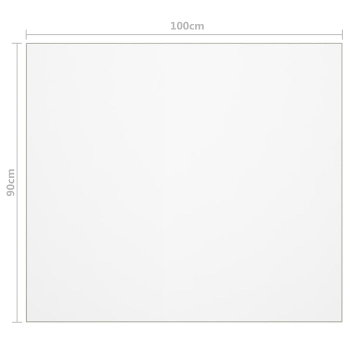 Protezione Tavolo Opaca 100x90 cm 1,6 mm PVC 288260