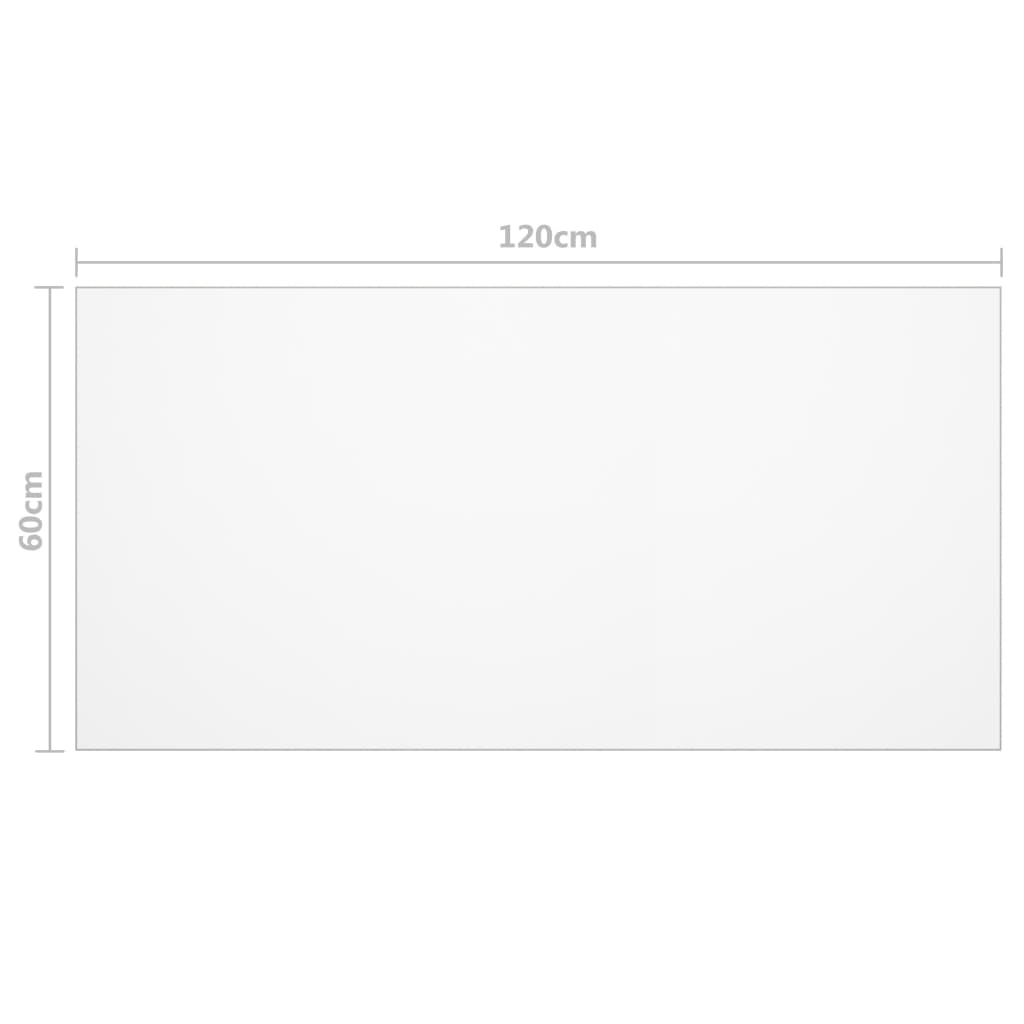 Protezione Tavolo Trasparente 120x60 cm 1,6 mm PVC 288261