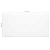 Protezione Tavolo Trasparente 120x60 cm 1,6 mm PVC 288261