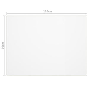 Protezione Tavolo Opaca 120x90 cm 1,6 mm PVC 288264