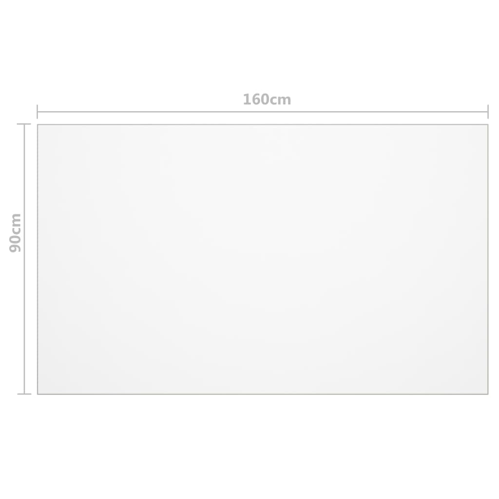 Protezione Tavolo Opaca 160x90 cm 1,6 mm PVC 288268