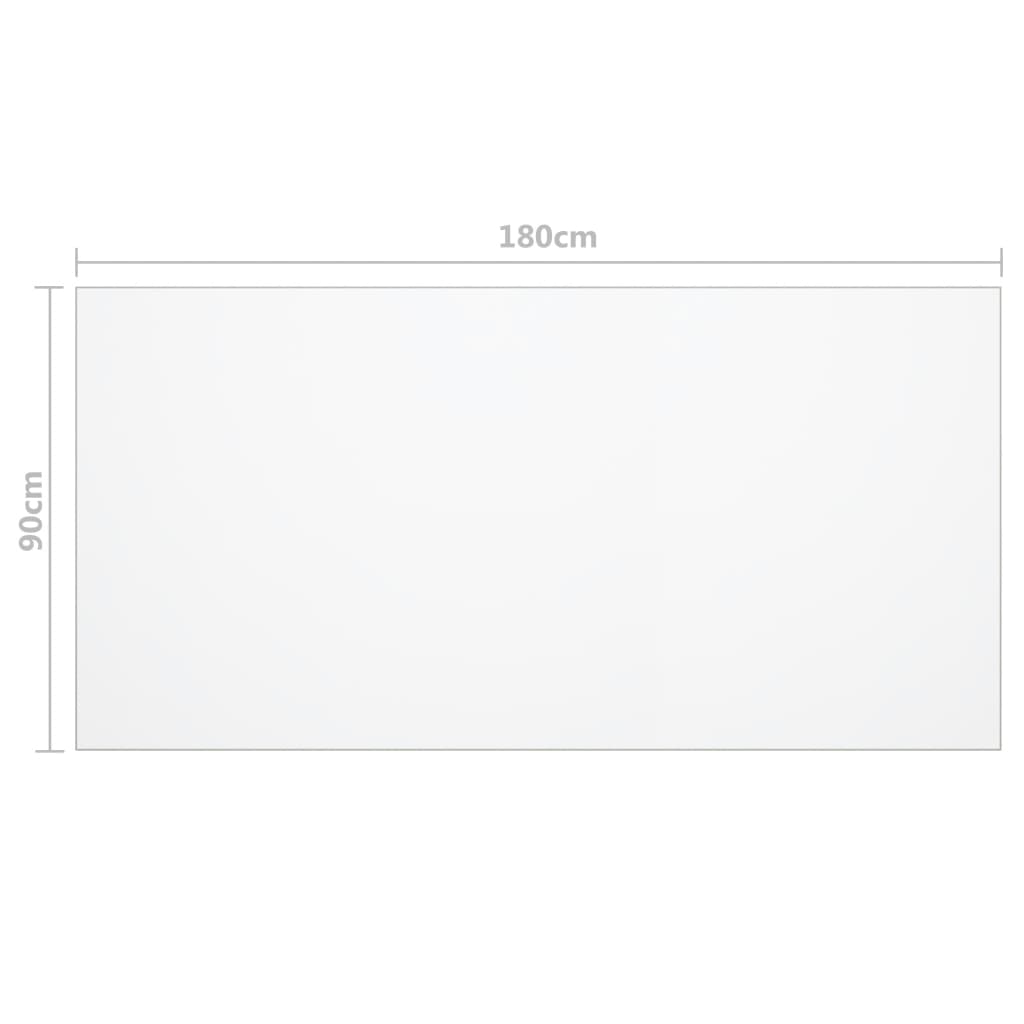 Protezione Tavolo Trasparente 180x90 cm 1,6 mm PVC 288269