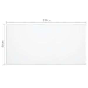 Protezione Tavolo Trasparente 180x90 cm 1,6 mm PVC 288269