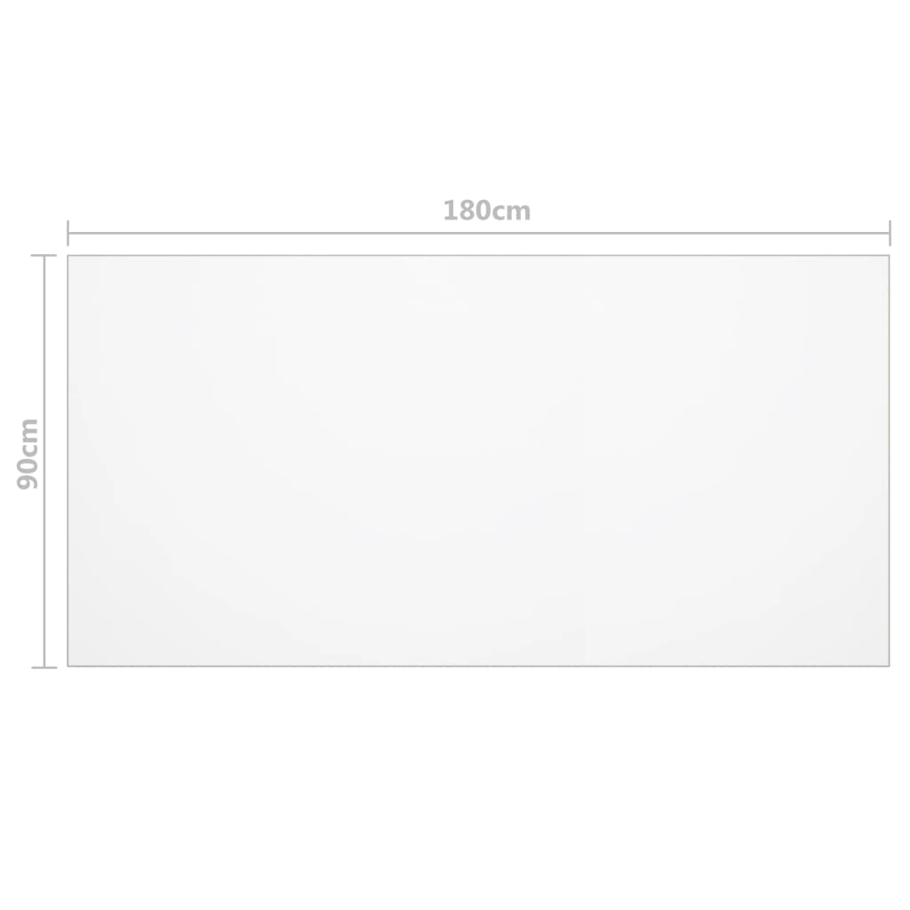 Protezione Tavolo Opaca 180x90 cm 2 mm PVC cod mxl 61931