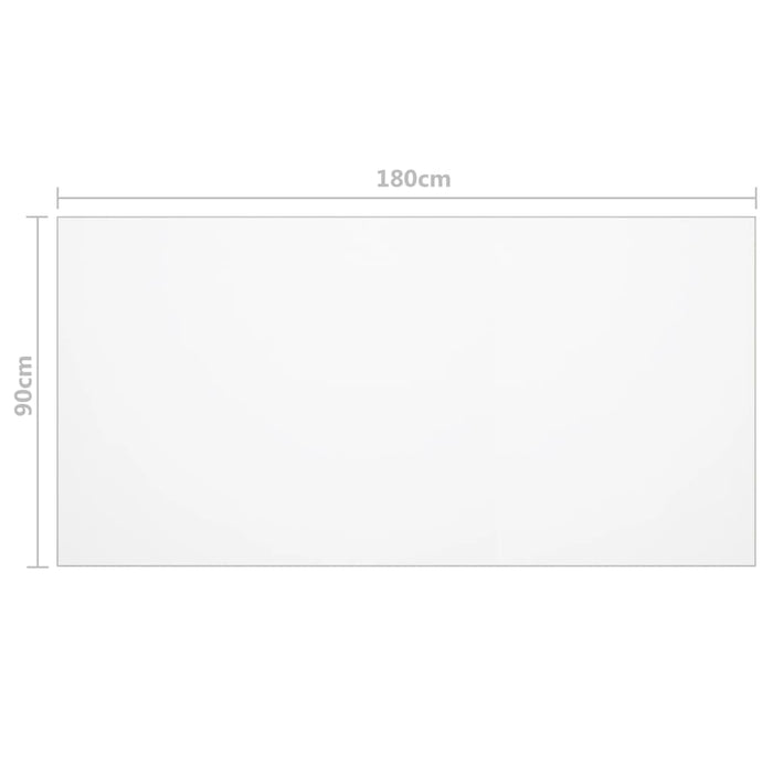 Protezione Tavolo Opaca 180x90 cm 2 mm PVC cod mxl 61931
