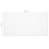 Protezione Tavolo Opaca 180x90 cm 1,6 mm PVC 288270