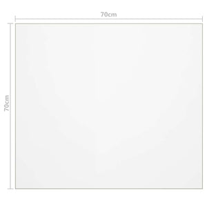 Protezione Tavolo Trasparente 70x70 cm 1,6 mm PVC 288273