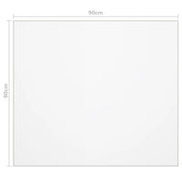Protezione Tavolo Trasparente 90x90 cm 1,6 mm PVC 288277