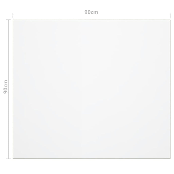 Protezione Tavolo Opaca 90x90 cm 2 mm PVC cod mxl 56614