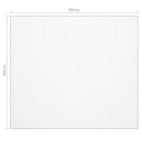 Protezione Tavolo Opaca 90x90 cm 1,6 mm PVC 288278