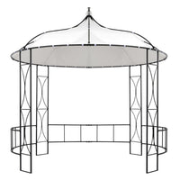 Gazebo 300x290 cm Bianco Rotondo 310030