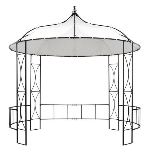 Gazebo 300x290 cm Bianco Rotondo 310030