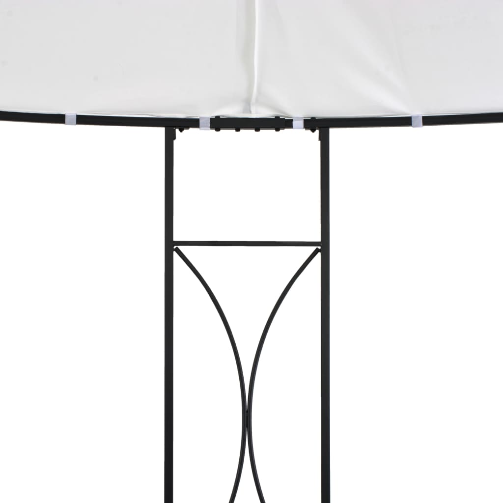 Gazebo 300x290 cm Bianco Rotondo 310030