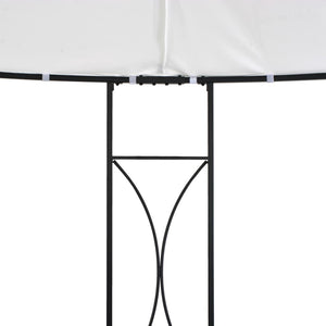 Gazebo 300x290 cm Bianco Rotondo 310030