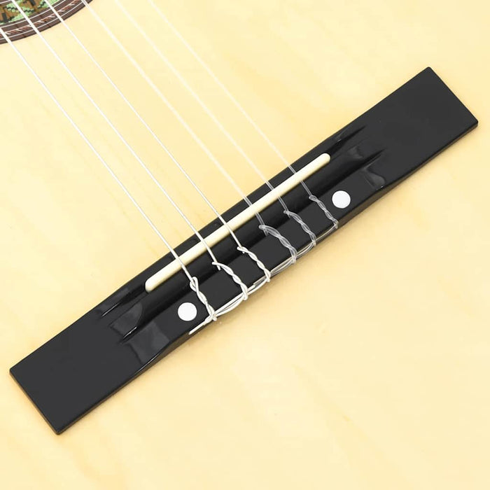 Chitarra Classica per Principianti Nera 4/4 39" in Tiglio 70106