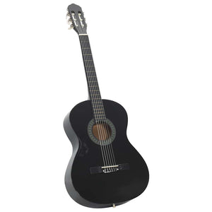 Chitarra Classica per Principianti Nera 4/4 39" in Tiglio 70110