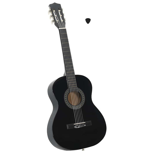 Chitarra Classica per Principianti e Bambini Nera 3/4 36"        cod mxl 70189