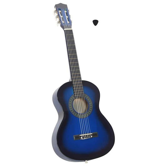 Chitarra Classica per Principianti e Bambini Blu 1/2 34"    cod mxl 121391