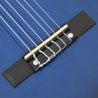 Set Chitarra Classica per Principianti Blu 8 pz 1/2 34"