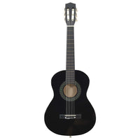 Chitarra Classica per Principianti e Bambini Nera 1/2 34" 70126