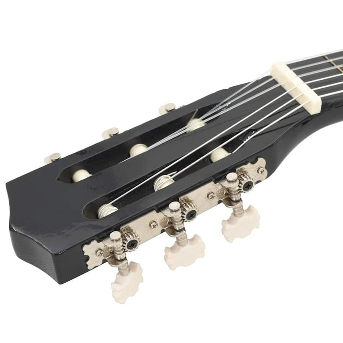 Chitarra Classica per Principianti e Bambini Nera 1/2 34" 70126