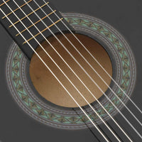 Set Chitarra Classica per Principianti 8 pz Nera 1/2 34" 70127