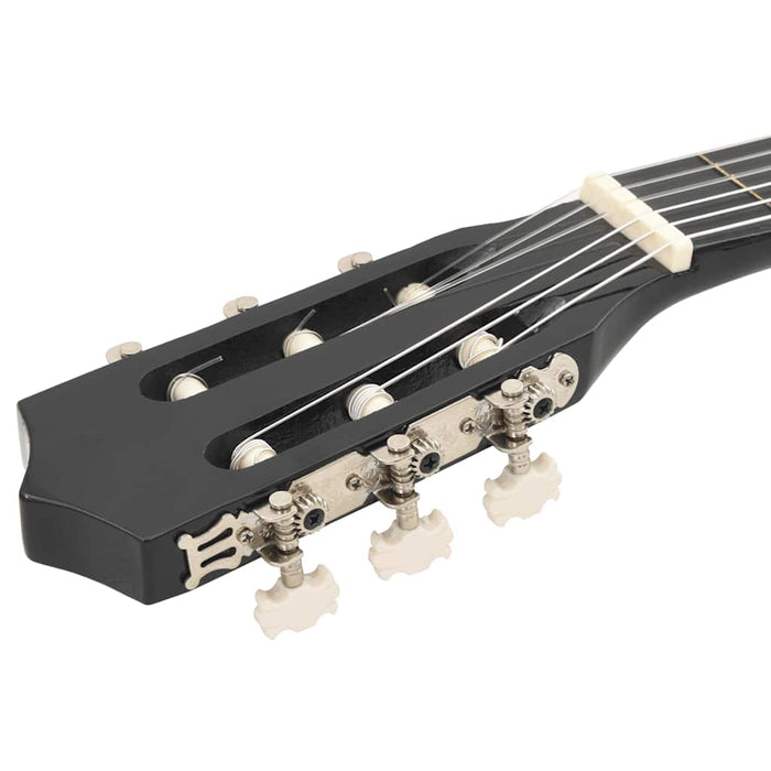 Chitarra Classica Cutaway Western con 6 Corde Nera 38" 70132