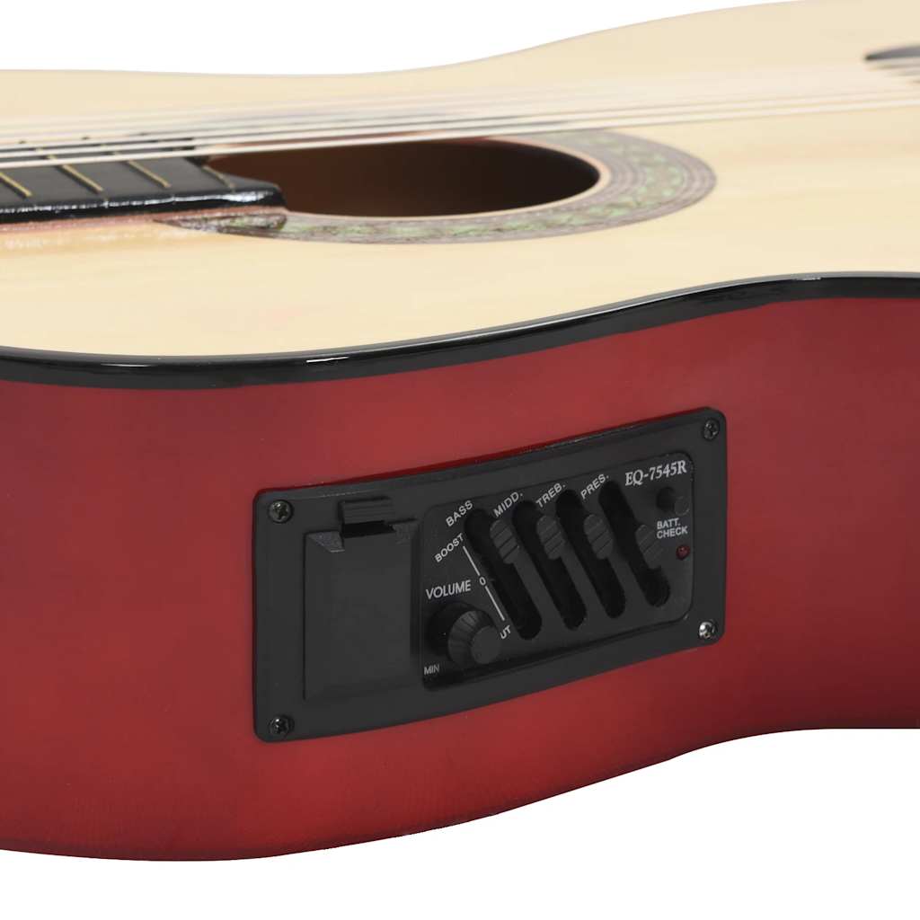 Chitarra Classica Western Cutaway con Equalizzatore e 6 Corde 70136