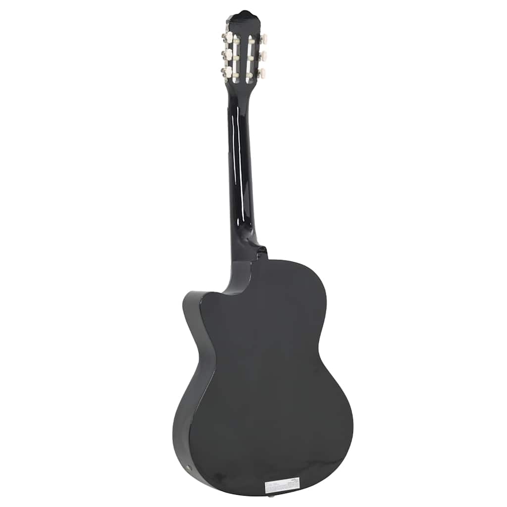 Chitarra Classica Western con Equalizzatore e 6 Corde Nera 70138