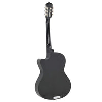 Chitarra Classica Western con Equalizzatore e 6 Corde Nera 70138