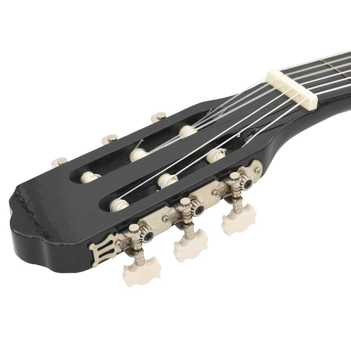 Chitarra Classica Western con Equalizzatore e 6 Corde Nera 70138